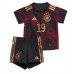 Duitsland Leroy Sane #19 Babykleding Uitshirt Kinderen WK 2022 Korte Mouwen (+ korte broeken)